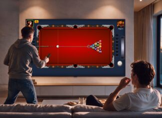 LG Turns the Magic Remote Into a Pool Cue for 8 Ball Pool on webOS TVs Promotional artwork for 8 Ball Pool coming to LG webOS smart TVs