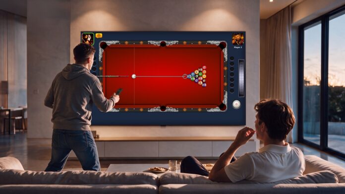 lg-8-ball-pool-miniclip-cover-a97210-001 Promotional artwork for 8 Ball Pool coming to LG webOS smart TVs