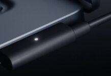 Surface Laptop Ultra’s Magnetic Connect Turns One USB-C Port Into a Breakaway Charger Microsoft Surface Laptop Ultra shown with its Magnetic Connect charging cable.