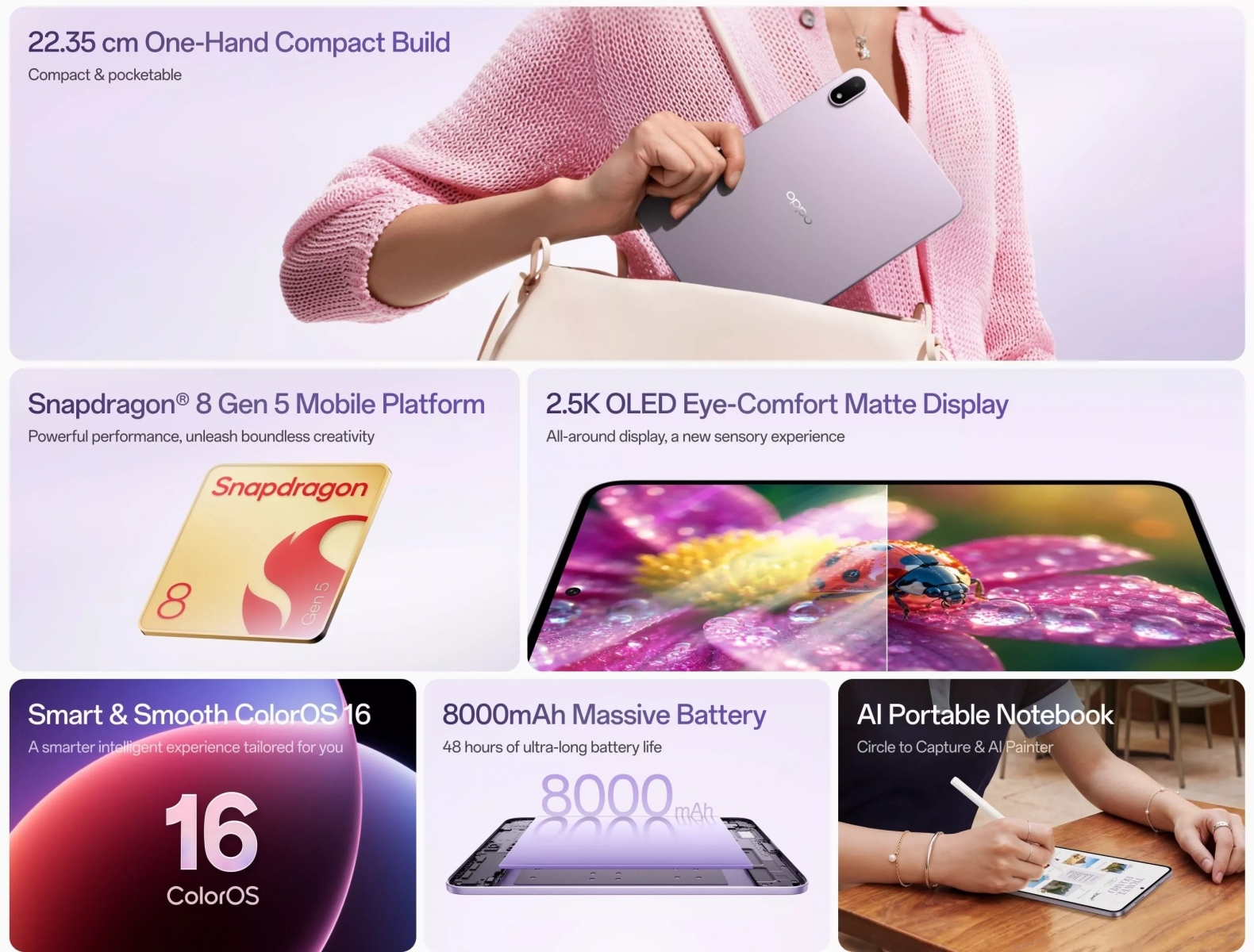 OPPO Pad Mini Matte Display Edition