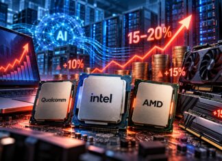 PC Processor Price Hikes Could Push Up the Cost of Future Laptops Illustration accompanying a report on rising PC processor costs and their potential effect on laptop pricing.