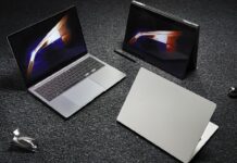 Samsung Laptop Leak Pairs Android 17 With Snapdragon X Elite, but Its Software Identity Is Unclear Samsung laptop shown in a promotional-style image